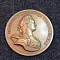 Медаль настольная, монетные дворы России, Екатерина 2, бронза.